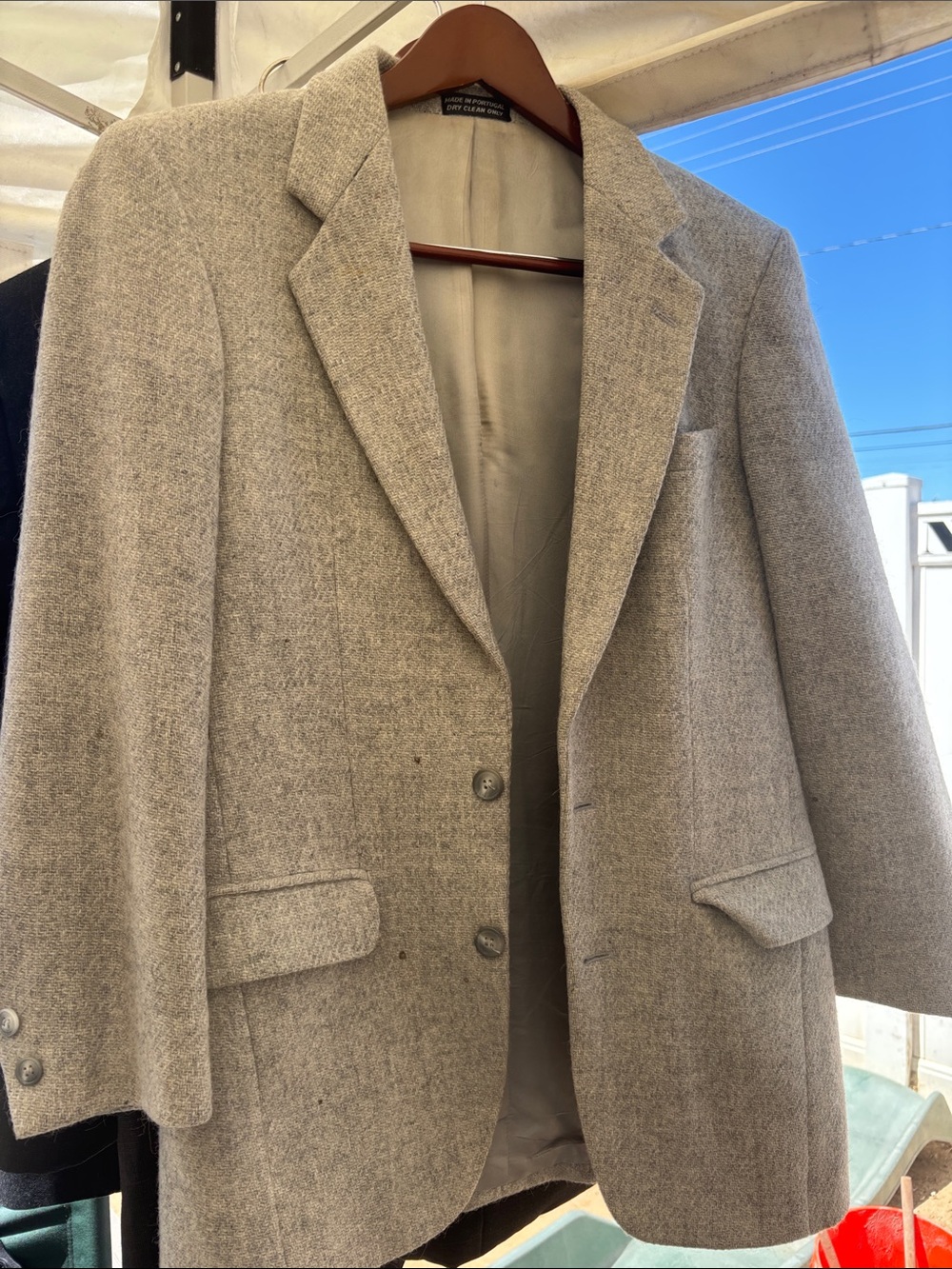 Vintage Christian Alljard Light Taupe Blazer